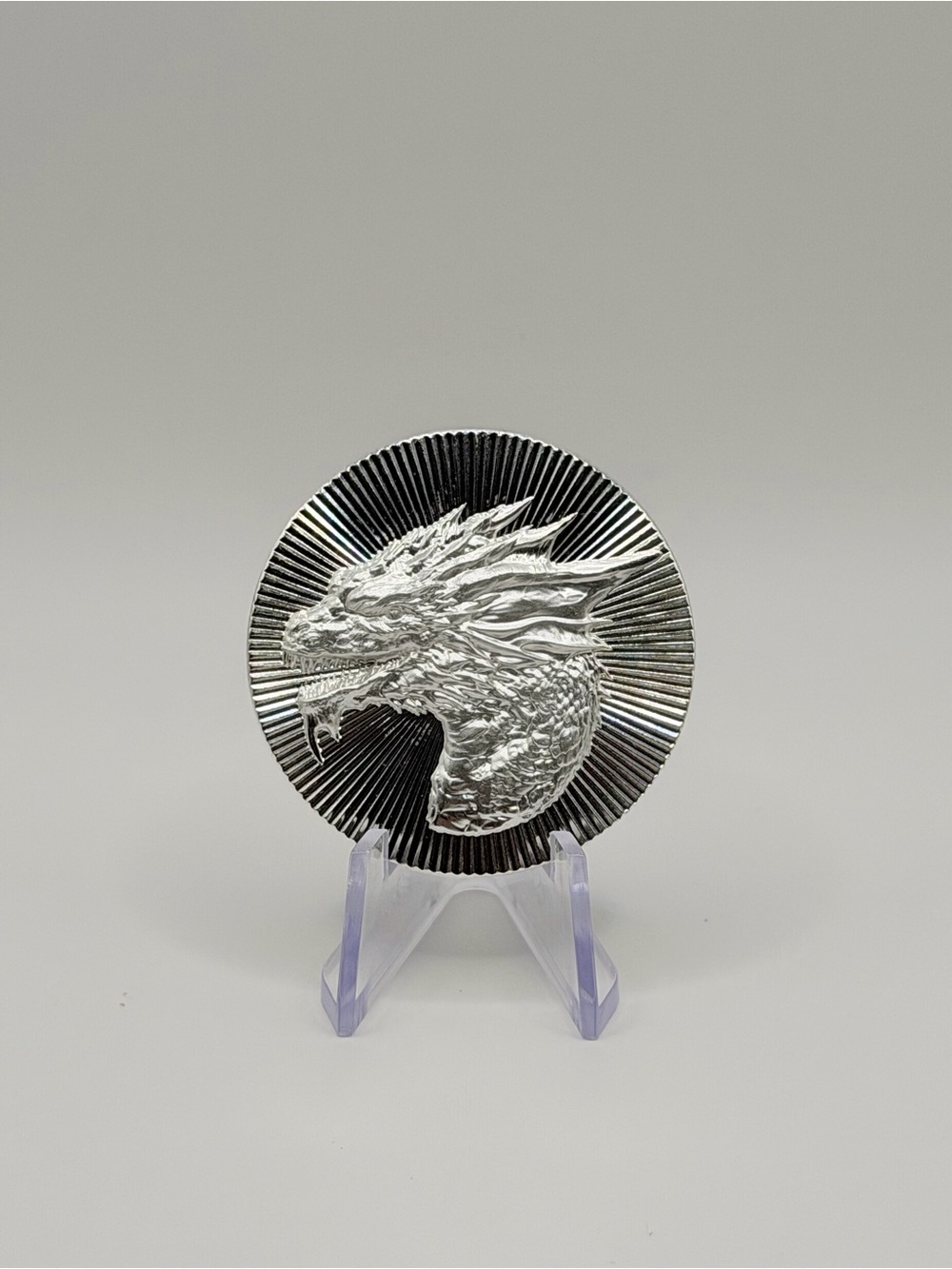 Scottsdale Mint 1 oz Dragon Stacker Round (.999 Fine Silver)